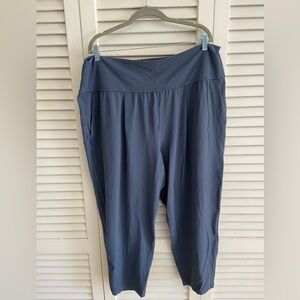 Athleta Elation Pant Granite blue 2X high waist pockets